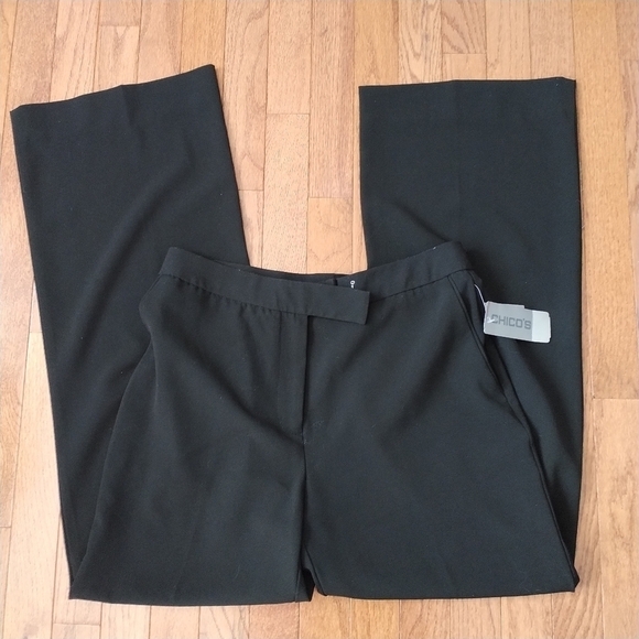 Chico's Pants - Chico's Magic Waist Black Dress Pants Chico's sz 1